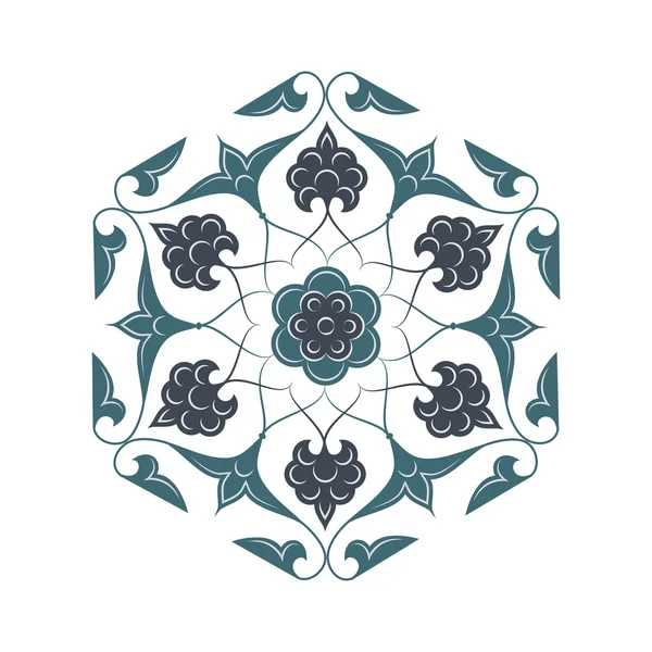 Çerçevesiz 02 çiçek desenli mavi