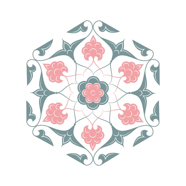 Çerçevesiz 02 çiçek desenli pembe