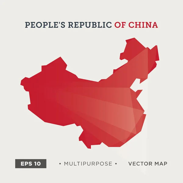 Moder mapa de China Vetores De Bancos De Imagens Sem Royalties