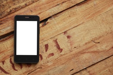 Eski ahşap cep telefonu