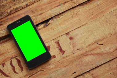 Eski ahşap cep telefonu