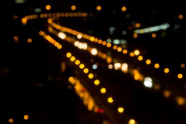 Geceleri ışık görüntü.