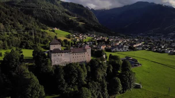 Avusturya Nın Salzburg Arazi Bölgesi Nde Gün Batımında Avusturya Alpleri — Stok video