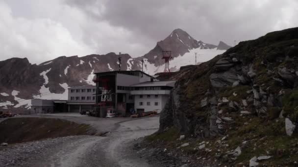 Alpine Center Mountain Cliffs Kitzsteinhorn Kaprun Hohe Tauern — 비디오