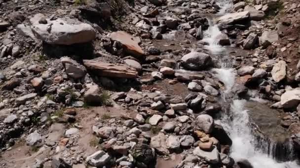 Rocky Landscape Wasserfallboden Reservoir Kaprun Hohe Tauern State Salzburg Austria — Stock video