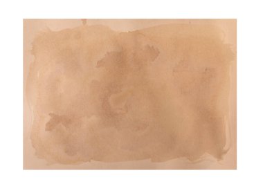 Toprak kremsi tonlar bej karton kağıda bulaşır, arkaplanı soyut olarak kapatır