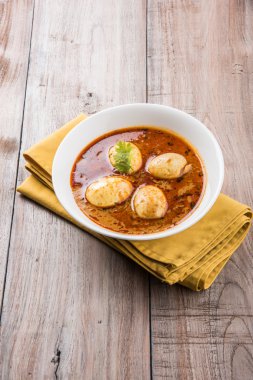 Hint ünlü yumurta Masala köri / Anda köri / Anda Masala köri / yumurta köri