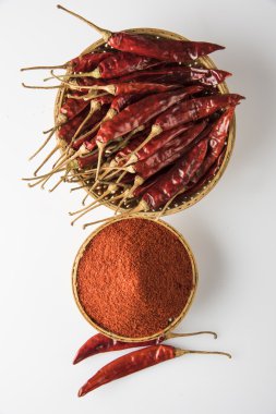 kırmızı biber tozu kurutulmuş kırmızı biber ile