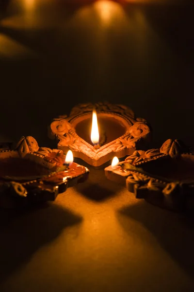 Bella illuminazione diwali, messa a fuoco selettiva — Foto Stock