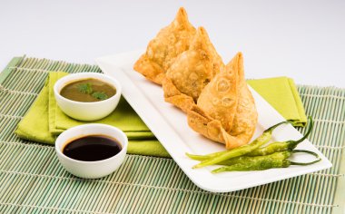 sebze dolması samosa, hint çerez