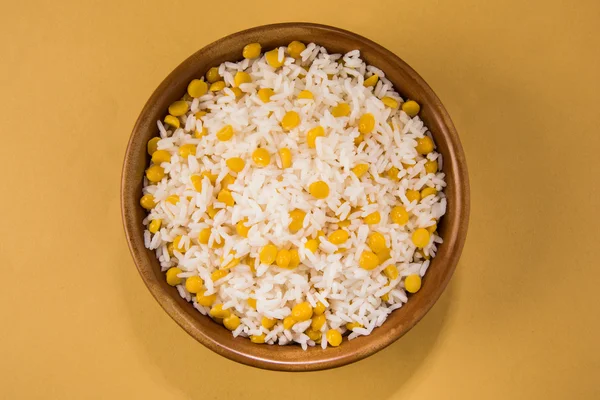 Arroz chala dal y basmati, arroz chana dal — Foto de Stock