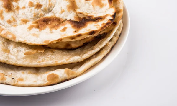 Roti/naa/tandoori/Hint ekmeği — Stok fotoğraf