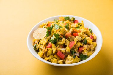 Baharatlı yumurta veya yumurta bhurji veya anda bhurji