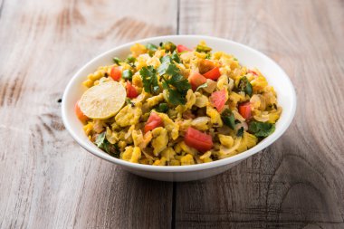 Baharatlı yumurta veya yumurta bhurji veya anda bhurji