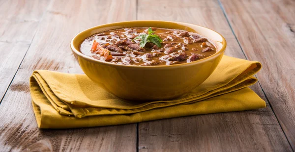 indian food cooked red kidney beans curry or rajma or rajmah