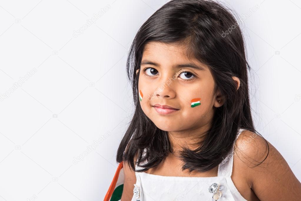 Smiling Indian Little Girl stock image. Image of atractive - 20356293