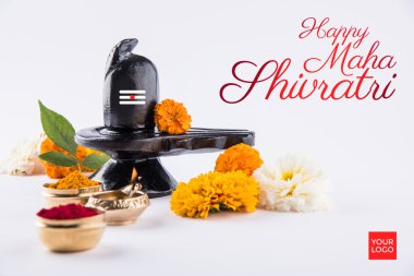 happy shiv ratri or shivratri greeting card, happy maha shivratri greeting card, birth day of god shankar or mahadev or mahesh clipart
