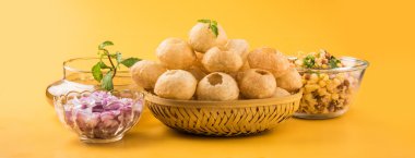 Pani Puri ya da panipuri, Golgappe ya da gol gappe, sohbet madde, Hindistan