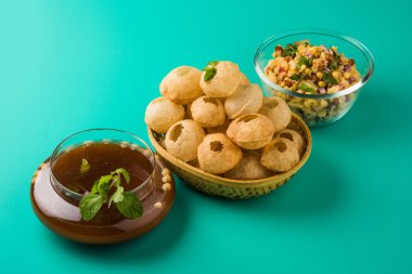 Pani Puri ya da panipuri, Golgappe ya da gol gappe, sohbet madde, Hindistan