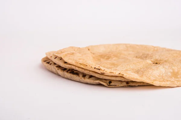 Chapati vagy fulka vagy a phulka vagy indiai kenyér — Stock Fotó