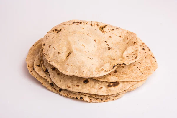 Chapati or fulka or phulka or indian bread — Stock Photo, Image