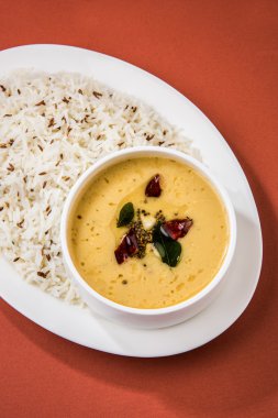 dal chawal - dal kızartma pirinç