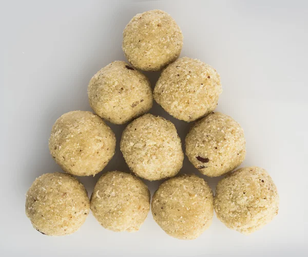 印度甜椰子子子或纳里亚尔子，选择性焦点 — 图库照片