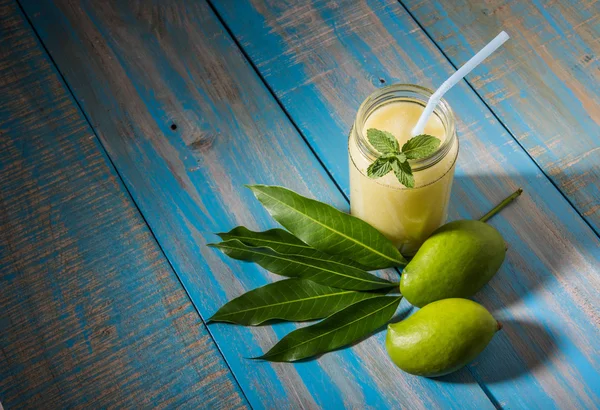 Green mango juice also known as kairi panha, aam panna, Mango Pahna, green mango drink, Fresh green mango smoothie with fresh green mangos