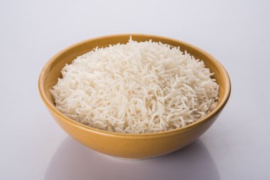 Hint basmati pirinç, Pakistanlı basmati pirinç, Asya basmati pirinç, beyaz pirinç, düz pirinç kase pişmiş pişmiş basmati pirinç pişmiş