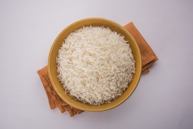Hint basmati pirinç, Pakistanlı basmati pirinç, Asya basmati pirinç, beyaz pirinç, düz pirinç kase pişmiş pişmiş basmati pirinç pişmiş