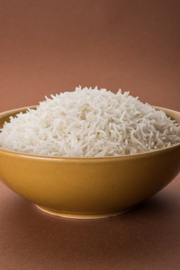 Hint basmati pirinç, Pakistanlı basmati pirinç, Asya basmati pirinç, beyaz pirinç, düz pirinç kase pişmiş pişmiş basmati pirinç pişmiş