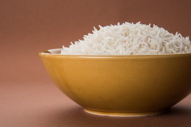 Hint basmati pirinç, Pakistanlı basmati pirinç, Asya basmati pirinç, beyaz pirinç, düz pirinç kase pişmiş pişmiş basmati pirinç pişmiş