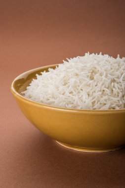 Hint basmati pirinç, Pakistanlı basmati pirinç, Asya basmati pirinç, beyaz pirinç, düz pirinç kase pişmiş pişmiş basmati pirinç pişmiş