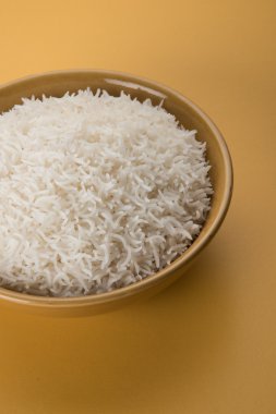 Hint basmati pirinç, Pakistanlı basmati pirinç, Asya basmati pirinç, beyaz pirinç, düz pirinç kase pişmiş pişmiş basmati pirinç pişmiş