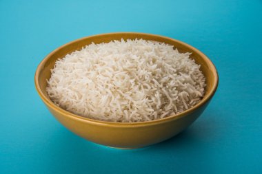 Hint basmati pirinç, Pakistanlı basmati pirinç, Asya basmati pirinç, beyaz pirinç, düz pirinç kase pişmiş pişmiş basmati pirinç pişmiş
