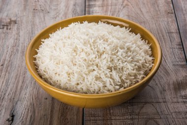 Hint basmati pirinç, Pakistanlı basmati pirinç, Asya basmati pirinç, beyaz pirinç, düz pirinç kase pişmiş pişmiş basmati pirinç pişmiş