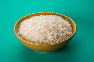 Hint basmati pirinç, Pakistanlı basmati pirinç, Asya basmati pirinç, beyaz pirinç, düz pirinç kase pişmiş pişmiş basmati pirinç pişmiş
