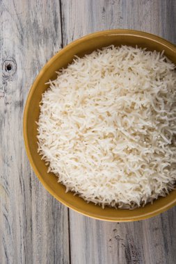 Hint basmati pirinç, Pakistanlı basmati pirinç, Asya basmati pirinç, beyaz pirinç, düz pirinç kase pişmiş pişmiş basmati pirinç pişmiş