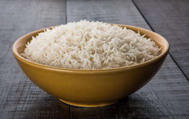 Hint basmati pirinç, Pakistanlı basmati pirinç, Asya basmati pirinç, beyaz pirinç, düz pirinç kase pişmiş pişmiş basmati pirinç pişmiş
