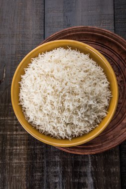 Hint basmati pirinç, Pakistanlı basmati pirinç, Asya basmati pirinç, beyaz pirinç, düz pirinç kase pişmiş pişmiş basmati pirinç pişmiş