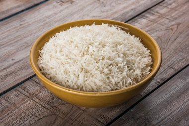 Hint basmati pirinç, Pakistanlı basmati pirinç, Asya basmati pirinç, beyaz pirinç, düz pirinç kase pişmiş pişmiş basmati pirinç pişmiş