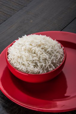 Hint basmati pirinç, Pakistanlı basmati pirinç, Asya basmati pirinç, beyaz pirinç, düz pirinç kase pişmiş pişmiş basmati pirinç pişmiş