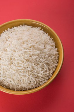 Hint basmati pirinç, Pakistanlı basmati pirinç, Asya basmati pirinç, beyaz pirinç, düz pirinç kase pişmiş pişmiş basmati pirinç pişmiş