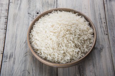 Hint basmati pirinç, Pakistanlı basmati pirinç, Asya basmati pirinç, beyaz pirinç, düz pirinç kase pişmiş pişmiş basmati pirinç pişmiş