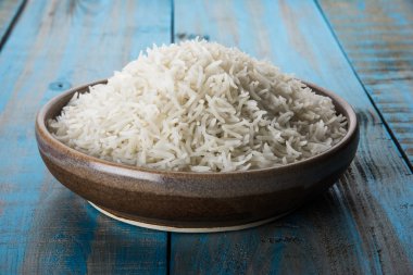 Hint basmati pirinç, Pakistanlı basmati pirinç, Asya basmati pirinç, beyaz pirinç, düz pirinç kase pişmiş pişmiş basmati pirinç pişmiş