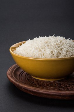 Hint basmati pirinç, Pakistanlı basmati pirinç, Asya basmati pirinç, beyaz pirinç, düz pirinç kase pişmiş pişmiş basmati pirinç pişmiş