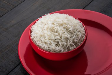 Hint basmati pirinç, Pakistanlı basmati pirinç, Asya basmati pirinç, beyaz pirinç, düz pirinç kase pişmiş pişmiş basmati pirinç pişmiş