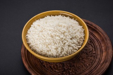 Hint basmati pirinç, Pakistanlı basmati pirinç, Asya basmati pirinç, beyaz pirinç, düz pirinç kase pişmiş pişmiş basmati pirinç pişmiş