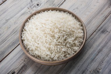 Hint basmati pirinç, Pakistanlı basmati pirinç, Asya basmati pirinç, beyaz pirinç, düz pirinç kase pişmiş pişmiş basmati pirinç pişmiş