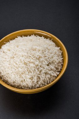 Hint basmati pirinç, Pakistanlı basmati pirinç, Asya basmati pirinç, beyaz pirinç, düz pirinç kase pişmiş pişmiş basmati pirinç pişmiş